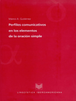 Perfiles comunicativos en los elementos de la oración simple: Estudios de Gramática perceptivo-intencional.