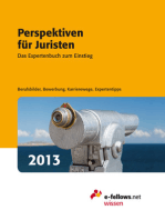 Perspektiven für Juristen 2013: Das Expertenbuch zum Einstieg