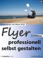 Flyer professionell selbst gestalten: Produktiver mit Microsoft Word 2010