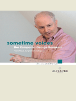 Sometime Voices: Der Komponist George Benjamin