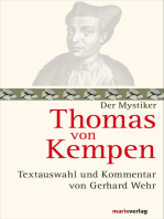 Thomas von Kempen: Nachfolge Christi. Textauswahl und Kommentar von Gerhard Wehr