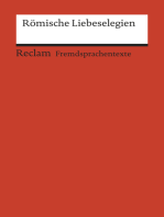 Römische Liebeselegien: Reclams Rote Reihe – Fremdsprachentexte