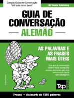 Guia de Conversação Português-Alemão e dicionário conciso 1500 palavras