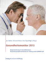 Gesundheitsmonitor 2013: Bürgerorientierung im Gesundheitswesen