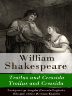 Troilus und Cressida / Troilus and Cressida - Zweisprachige Ausgabe (Deutsch-Englisch): Bilingual edition (German-English)