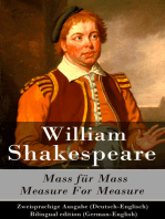 Mass für Mass / Measure For Measure - Zweisprachige Ausgabe (Deutsch-Englisch) / Bilingual edition (German-English)