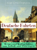 Deutsche Fahrten: Reise- und Kulturbilder aus Anhalt und Thüringen: Reiseberichte aus den Vogesen