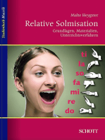 Relative Solmisation: Grundlagen, Materialien, Unterrichtsverfahren