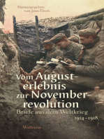Vom Augusterlebnis zur Novemberrevolution: Briefe aus dem Weltkrieg 1914-1918