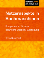 Nutzeraspekte in Suchmaschinen: Komponenten für eine gelungene Usability-Gestaltung