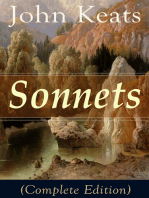 Sonnets (Complete Edition): 63 Sonnets from one of the most beloved English Romantic poets, influenced by John Milton and Edmund Spenser, and one of the greatest lyric poets in English Literature, alongside William Shakespeare