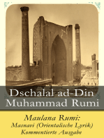 Maulana Rumi: Masnavi (Orientalische Lyrik) - Kommentierte Ausgabe
