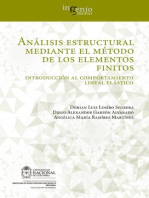Análisis estructural mediante el método de los elementos finitos. Introducción al comportamiento lineal elástico