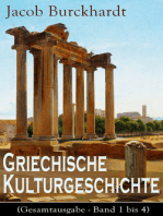 Griechische Kulturgeschichte (Gesamtausgabe - Band 1 bis 4)