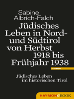 Jüdisches Leben in Nord- und Südtirol von Herbst 1918 bis Frühjahr 1938: Jüdisches Leben im historischen Tirol
