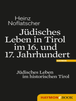 Jüdisches Leben in Tirol im 16. und 17. Jahrhundert: Jüdisches Leben im historischen Tirol