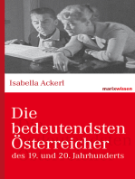 Die bedeutendsten Österreicher: des 19. und 20. Jahrhunderts