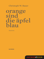 Orange sind die Äpfel blau: Gedichte