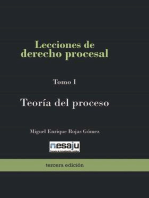 Lecciones de derecho procesal. Tomo I Teoría del proceso