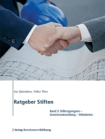 Ratgeber Stiften, Band 3: Stiftungsorgane - Gremienentwicklung - Mitarbeiter