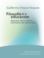 Filosofía de la educación