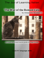 The War of the Roman Cats - Language Course Italian Level A1: A crime novel and tourist guide through Rome