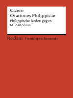 Orationes Philippicae: Philippische Reden gegen M. Antonius (Reclams Rote Reihe – Fremdsprachentexte)