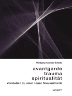 Avantgarde, Trauma, Spiritualität: Vorstudien zu einer neuen Musikästhetik