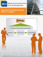 Operative Vertriebskonzeptionen effektiv umsetzen: Vertriebskonzepte erfolgreich aufbauen & umsetzen