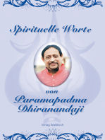 Spirituelle Worte: von Paramapadma Dhiranandaji