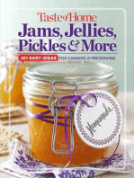 Taste of Home Jams, Jellies, Pickles & More: 201 Eay Ideas for Canning and Preserving