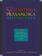 Svatantrika-Prasangika Distinction