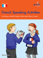 French Speaking Activites (KS2): Fun Ways to Get KS2 Pupils to Talk to Each Other in French