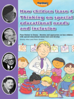 How Children Learn - Book 4: From Steiner to Dewey - Thinking on Special Educational Needs and Inclusion