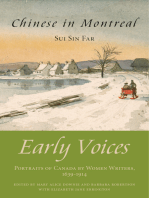 Chinese in Montreal: Early Voices — Portraits of Canada by Women Writers, 1639–1914