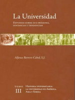 La universidad. Estudios sobre sus orígenes, dinámicas y tendencias: Vol. 3. Historia universitaria: la universidad en América, Asia y África