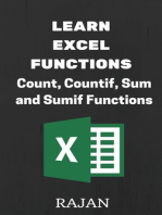 Learn Excel Functions: Count, Countif, Sum and Sumif