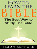 How To Learn The Bible: The Best Way To Study The Bible