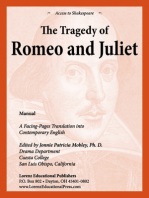 Romeo and Juliet Manual: A Facing-Pages Translation into Contemporary English