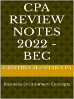 CPA Review Notes: BEC 2022