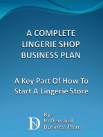 A Complete Lingerie Shop Business Plan