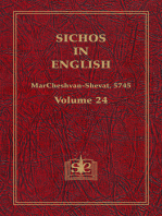 Sichos In English, Volume 24: MarCheshvan-Shevat, 5745