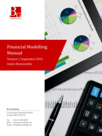 Financial Modelling Manual: A comprehensive but succinct step-by-step guide to building a financial forecast model in Excel