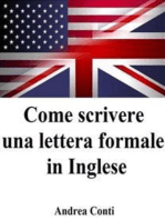 Come scrivere una lettera formale in Inglese