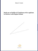 Studio per un Reddito di Cittadinanza Attivo applicato in Abruzzo e nelle Regioni Italiane