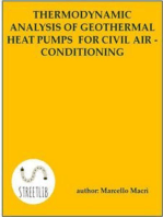 Thermodynamic analysis of geothermal heat pumps for civil air-conditioning