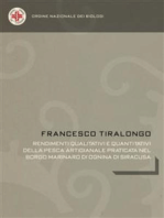Rendimenti qualitativi e quantitativi della pesca artigianale praticata nel borgo marinaro di Ognina di Siracusa
