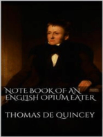 Note Book of an English Opium-Eater