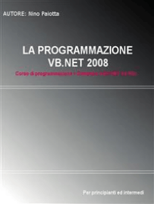 La programmazione VB.NET 2008