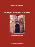 Famiglie nobili di Cosenza: Memoria storica